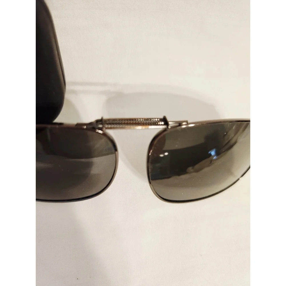 Polar Optics Clip On Sunglasses With Case wear over‎ regular